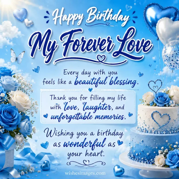 romantic Husband birthday wishes image