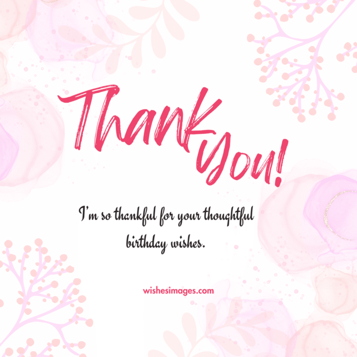 birthday thank you messages