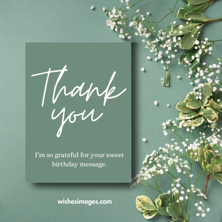 Best Thank You Messages for Birthday Wishes