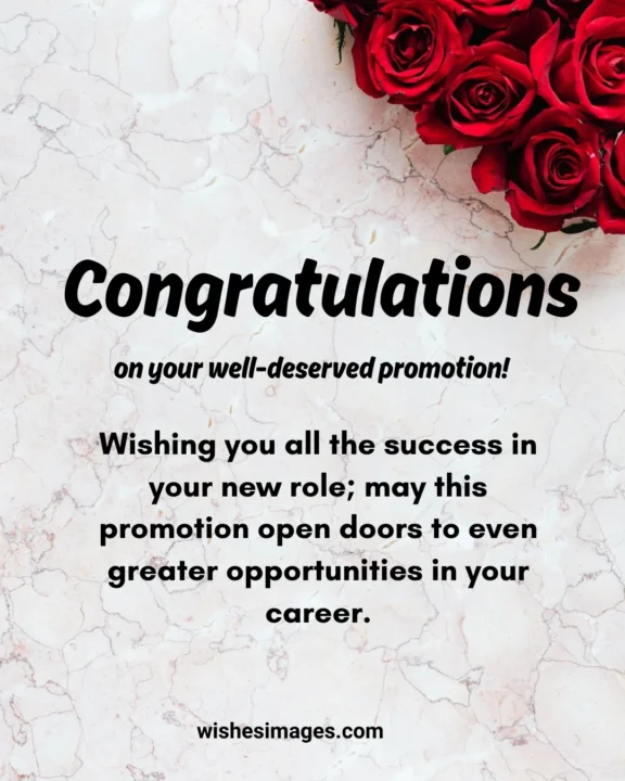 Professional Promotion Congratulations Messages