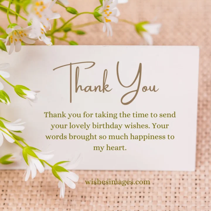 thank you messages for birthday wishes