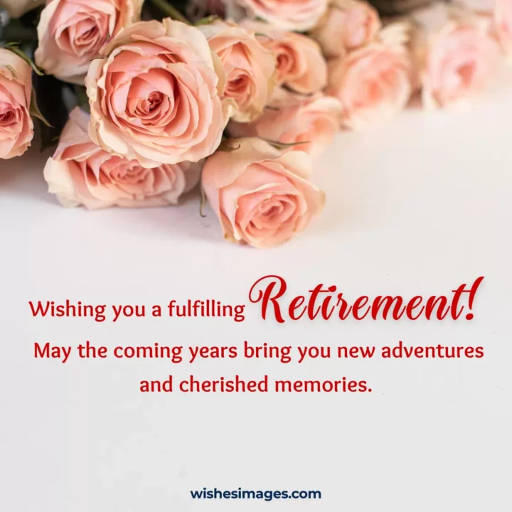 Professional retirement wishes for boss