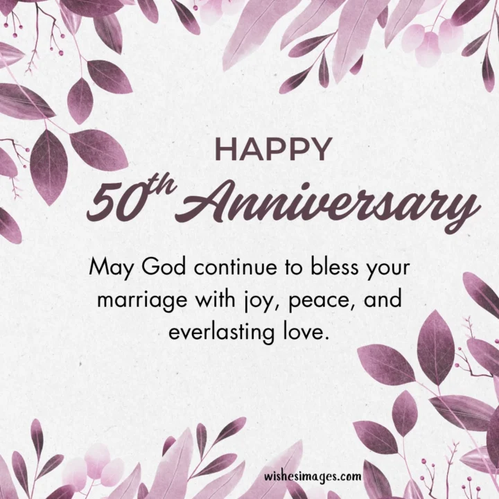 Golden Jubilee Anniversary Wishes 