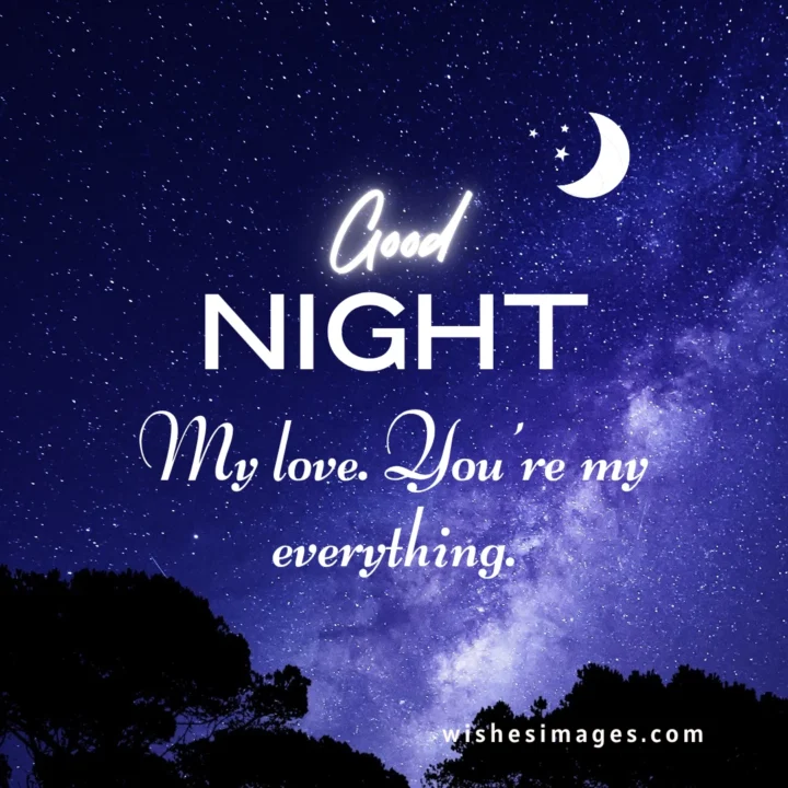 romantic good night wishes for girlfriend