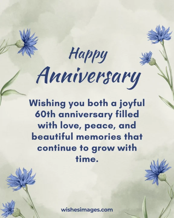 Happy 60th Wedding Anniversary Wishes
