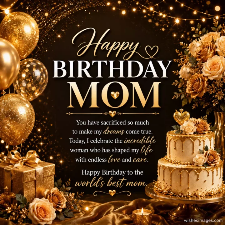 Beautiful Birthday Wishes Images for Mom
