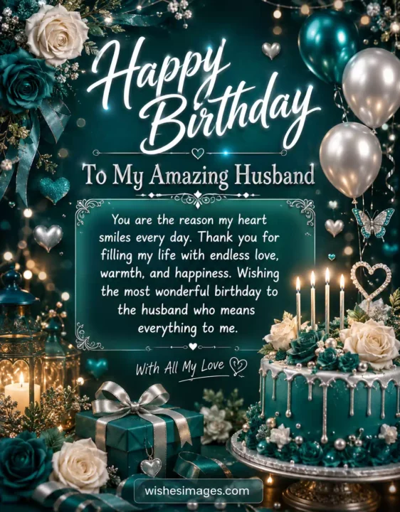 Husband birthday greeting image in HD quality