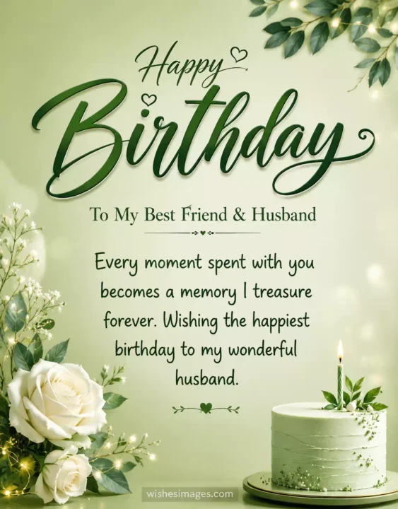 Husband birthday greeting image in HD quality