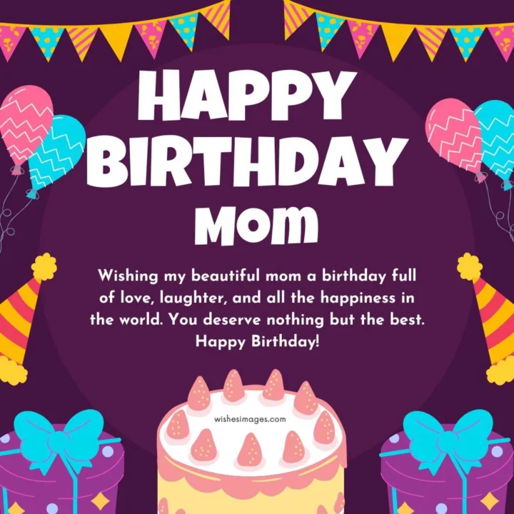 Happy Birthday Wishes Images for Mom