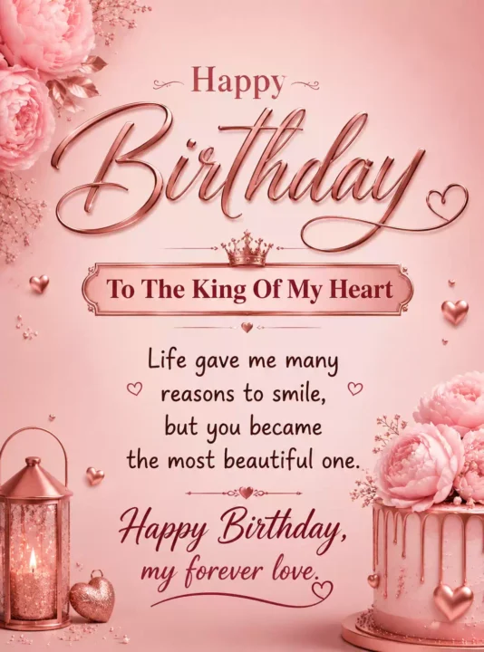 Beautiful birthday wishes images for husband