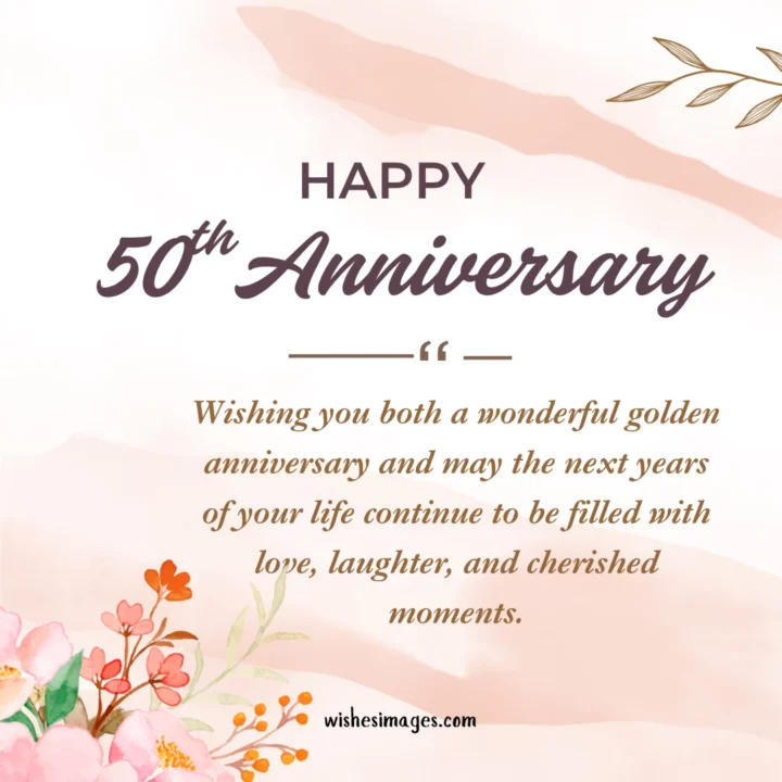 heartfelt 50th wedding anniversary wishes