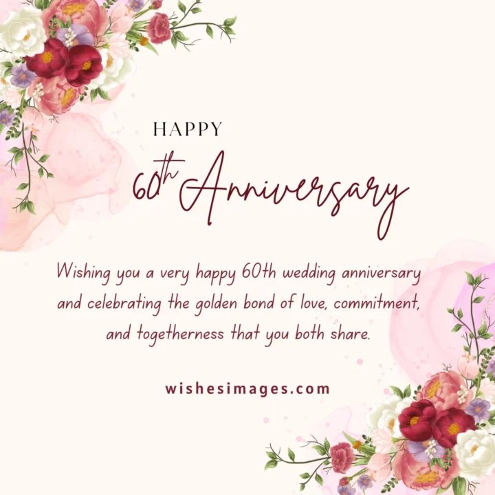 60th Wedding Anniversary Wishes