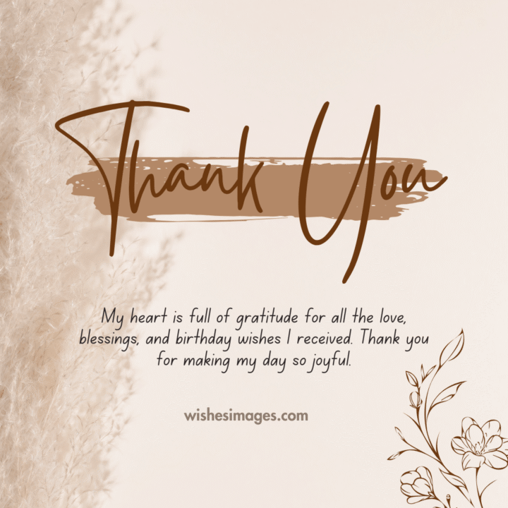 Birthday Thank You Messages