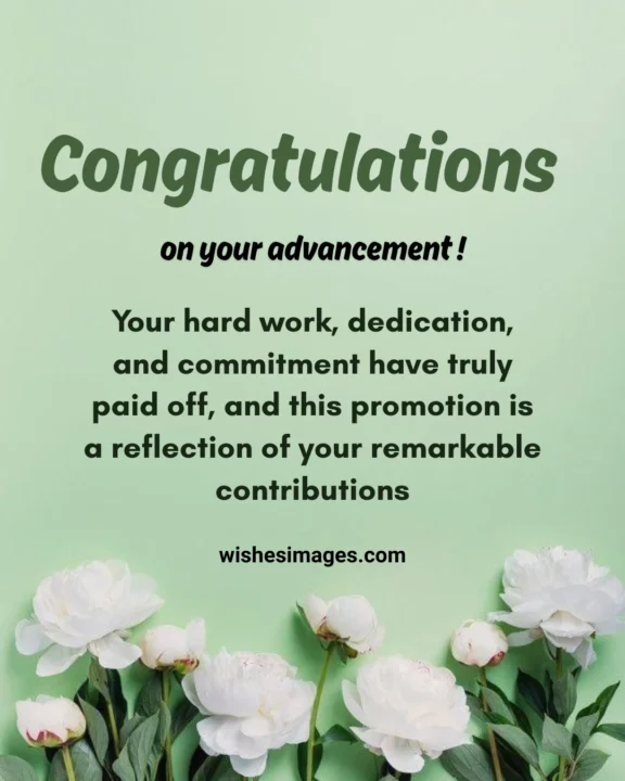 congratulations messages for job promotion