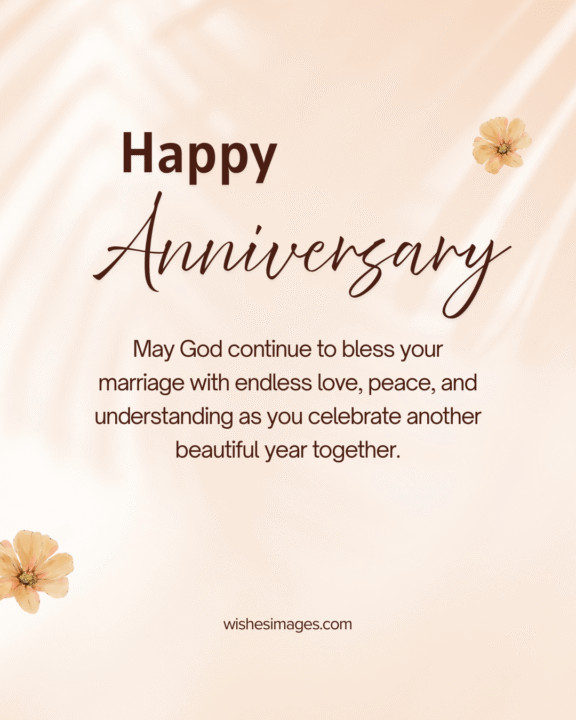 Heartfelt Religious Wedding Anniversary Wishes