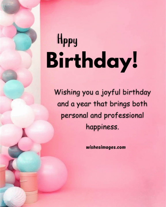 Short Happy Birthday Wishes for Colleagues