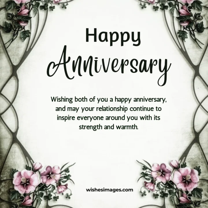 Formal Anniversary Wishes images for Boss and His Wife