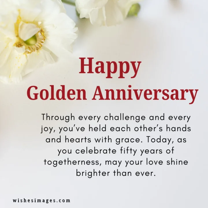 Golden Anniversary Wishes for Grandparents