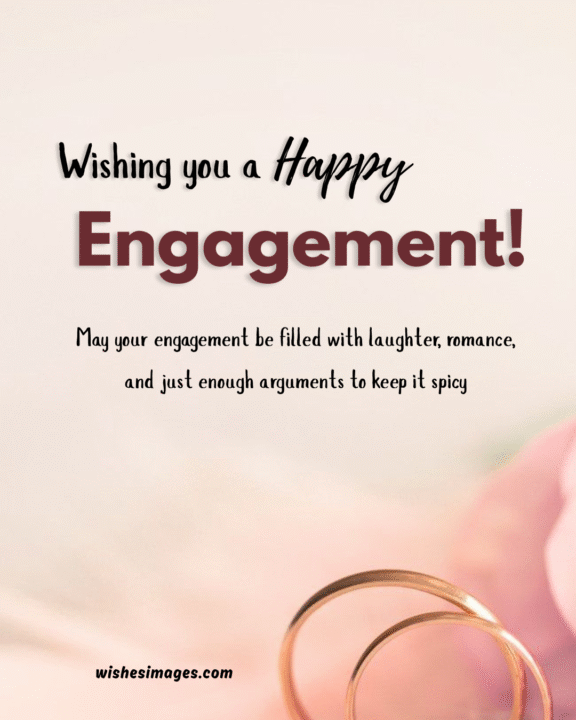 hilarious engagement wishes