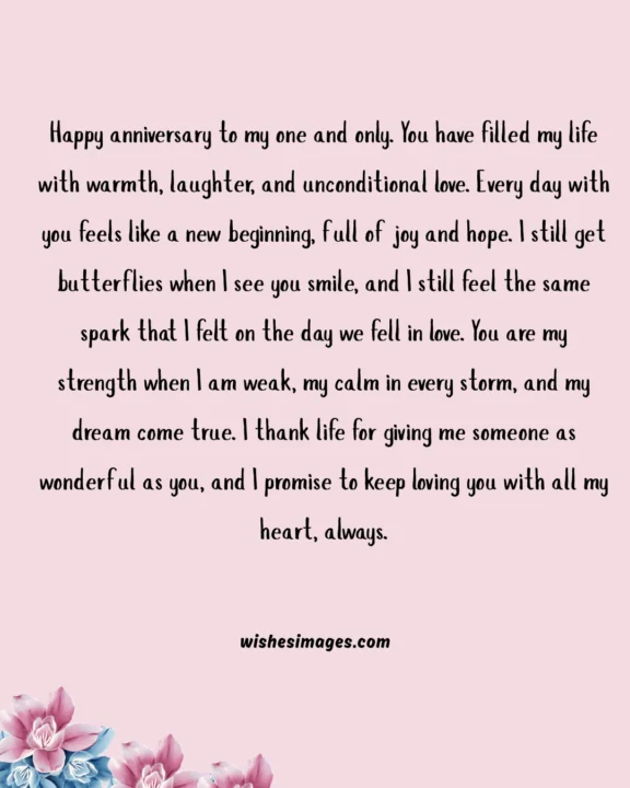 Anniversary Paragraphs for Husband