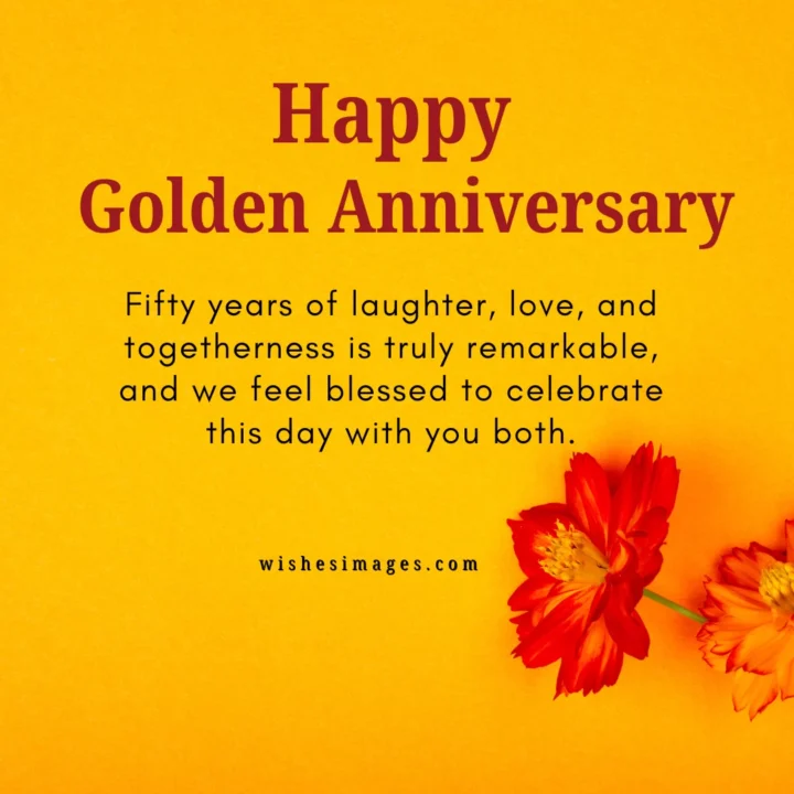 Golden Anniversary Wishes for Grandparents