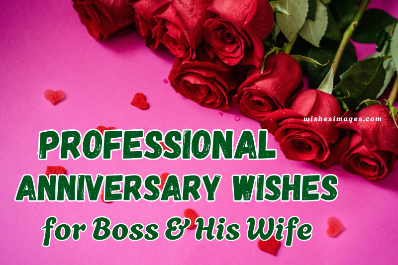 250+ Professional Anniversary Wishes for Boss and His Wife