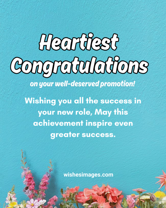 Inspiring Job Promotion Messages