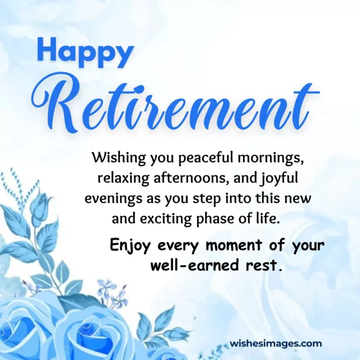 Retirement goodbye message for colleague
