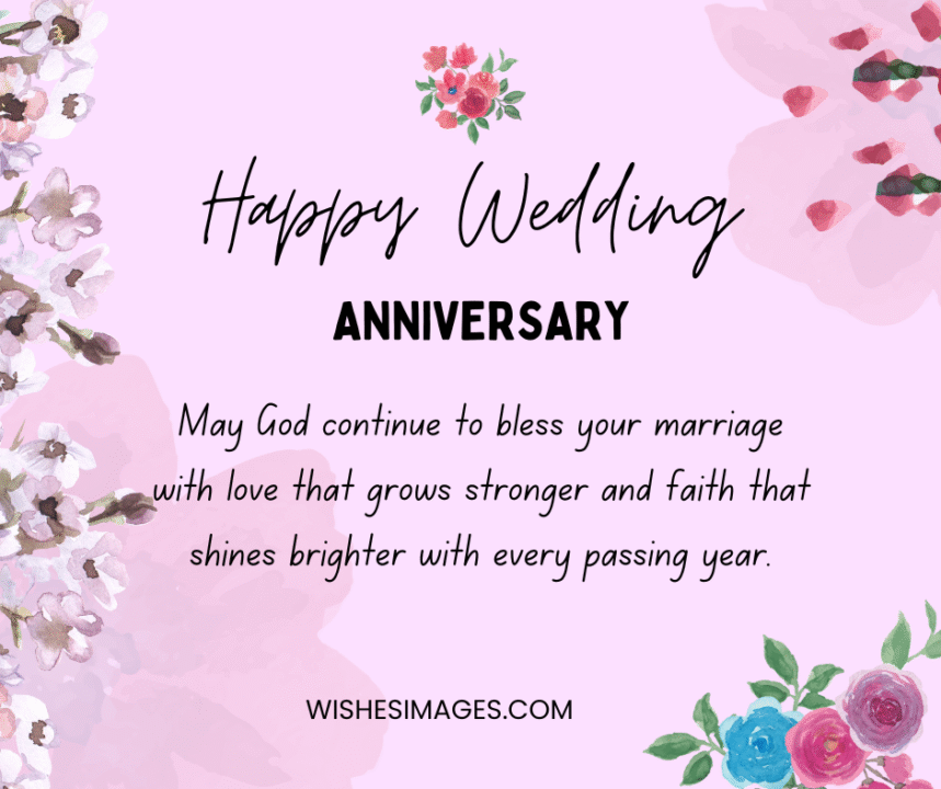 Religious Wedding Anniversary Wishes