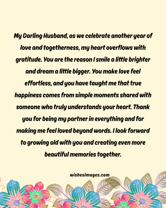 Long Anniversary Paragraphs for Husband