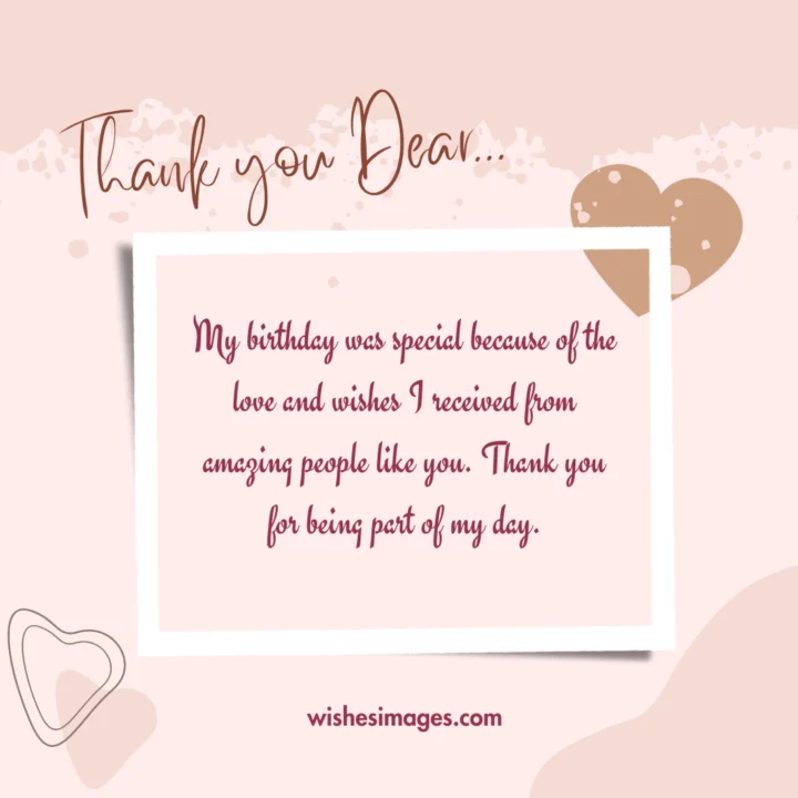 Thank You Messages for Birthday Wishes