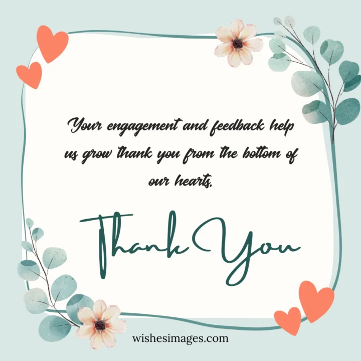 thank you messages for followers