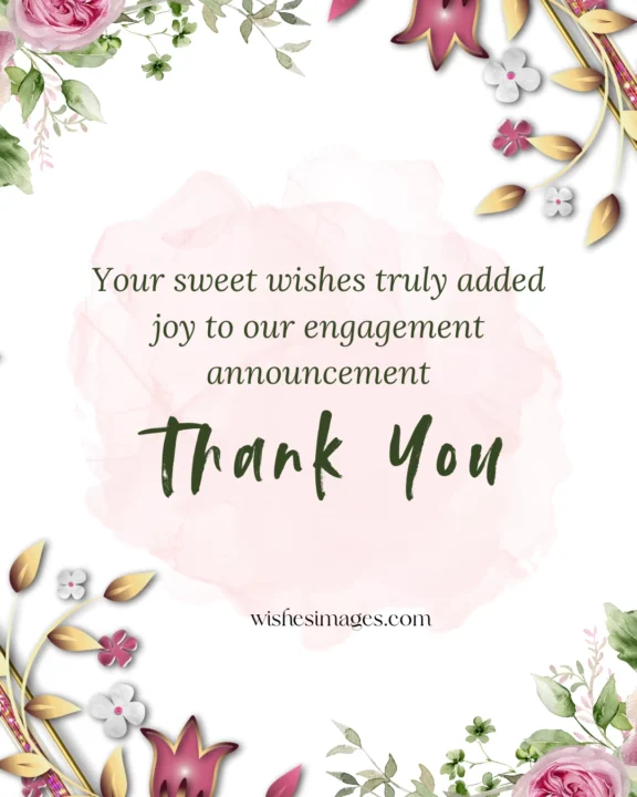 thank you reply for engagement wishes