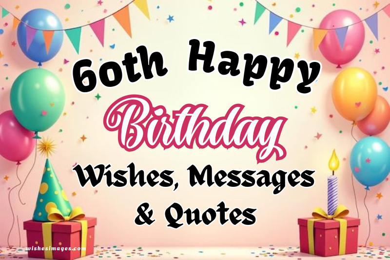 200+ Heartfelt 60th Birthday Wishes, Messages & Quotes