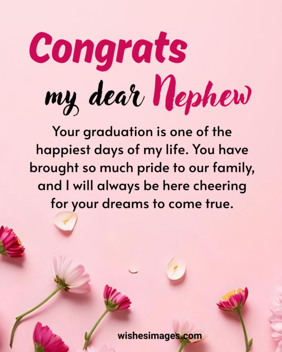 Graduation Wishes for Nephew