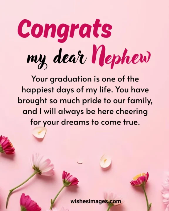 Graduation Wishes for Nephew