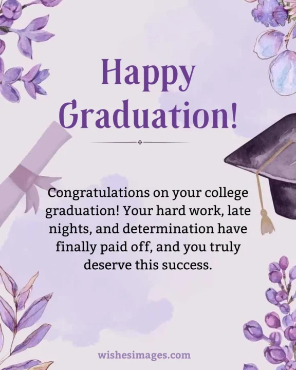 heartfelt college graduation wishes for students