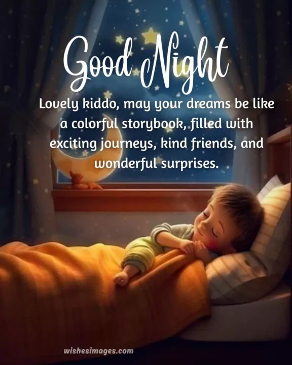 Heartwarming Good Night Wishes for Kids