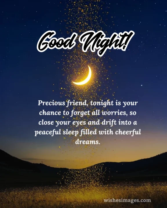 Humorous Good Night Greetings for Friends