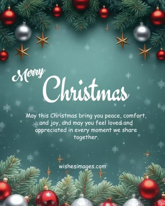 Meaningful Christmas wishes for loved ones