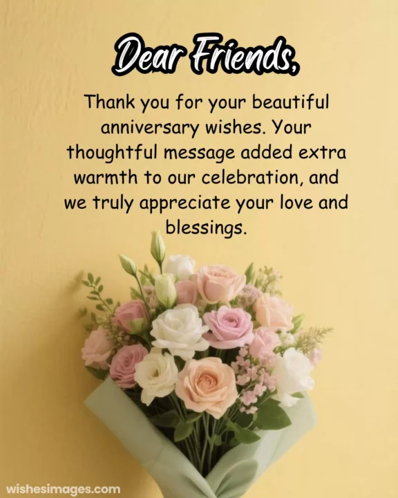 Funny Thank You Messages for Anniversary Wishes