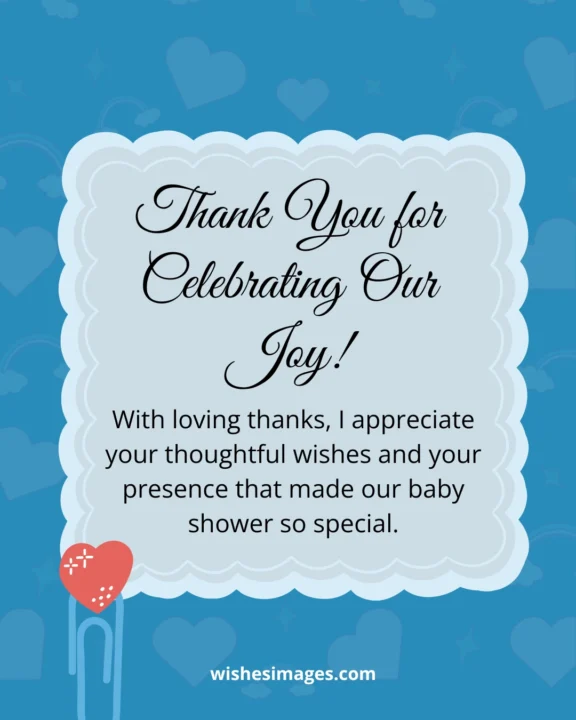 Baby Shower Thank You Messages