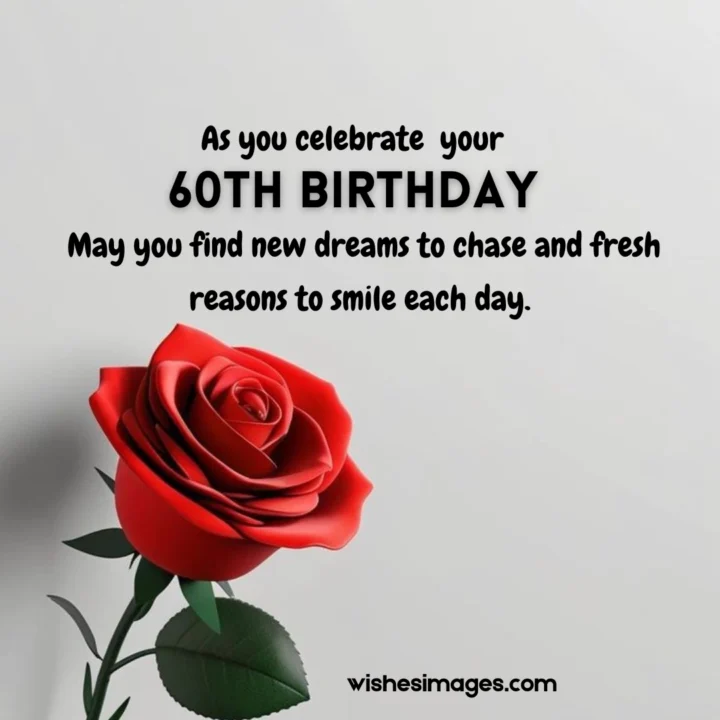 beautiful 60th birthday wishes