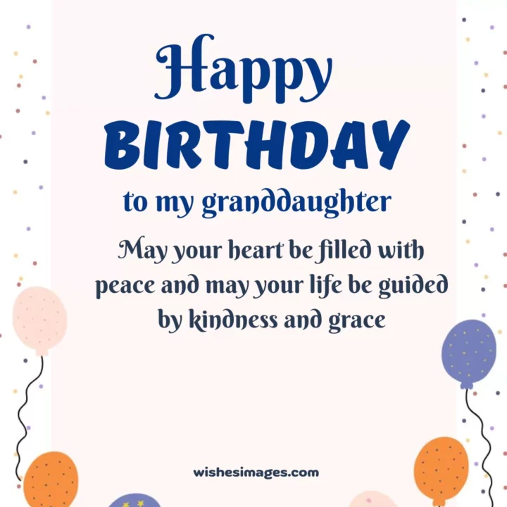 beautiful Birthday Wishes for Granddaughter