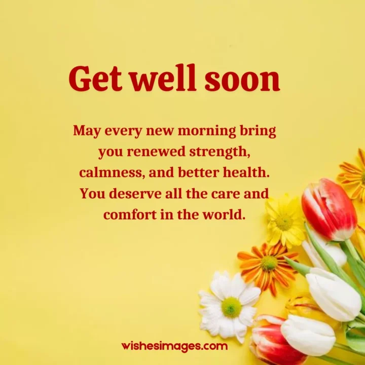 Emotional Get Well Soon wishes images