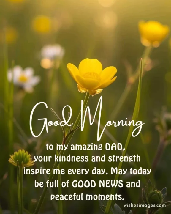 beautiful good morning wishes for father with images