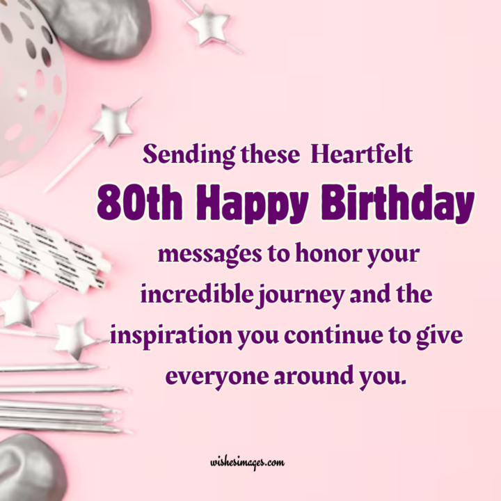 80th Birthday Wishes
