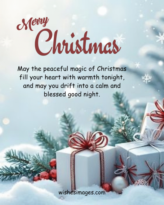 Best Christmas good night wishes for friends
