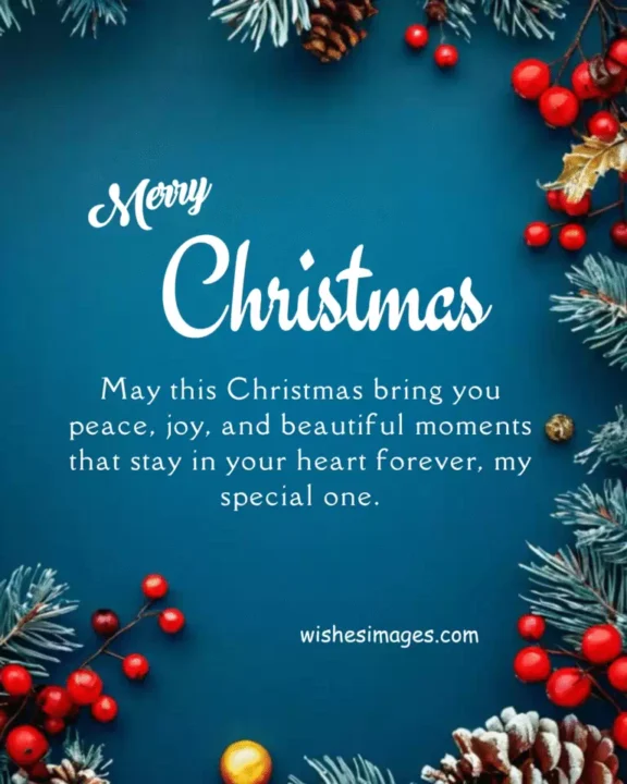 Merry Christmas wishes for special person