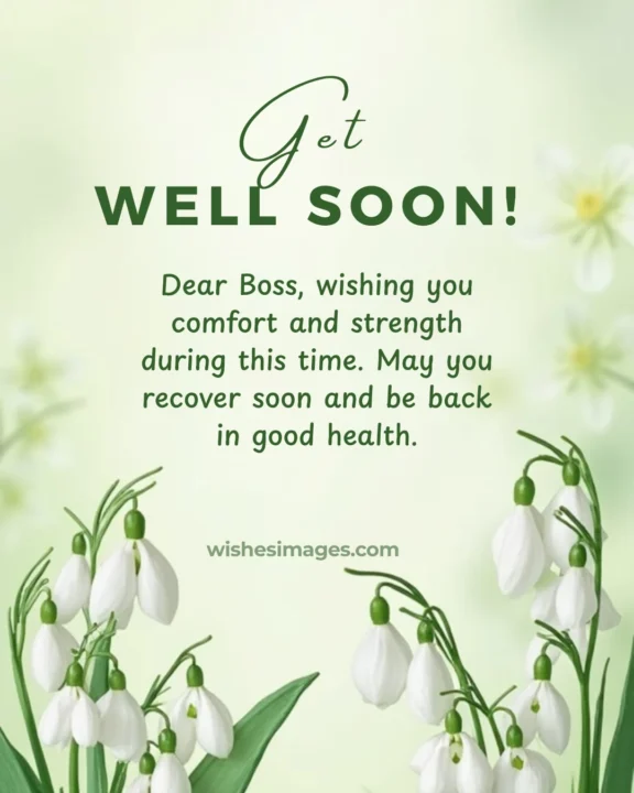 get well soon messages for boss